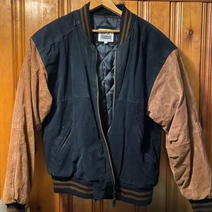 VINTAGE LEATHER bomber jacket✨